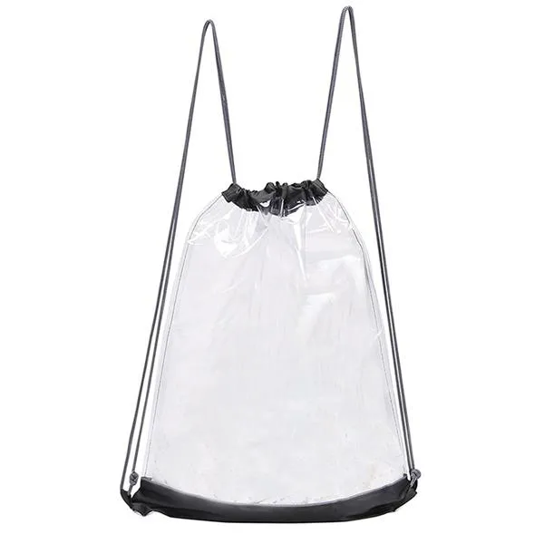 Promotional Clear Plastic Drawstring Bag, Bags ,, Pacific Business