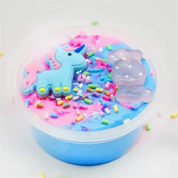 60ml Unicorn Puff Slime Plastic Clay Light Modeling