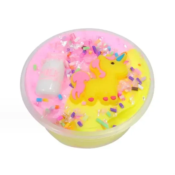 60ml Unicorn Puff Slime Plastic Clay Light Modeling