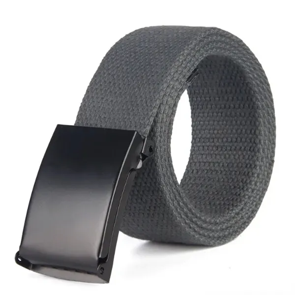 Fashion Nylon Youth Sports Belt - Metal Buckle