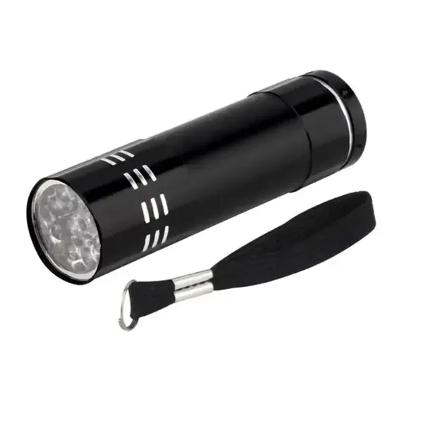 Mini Aluminum 9 LED Flashlight