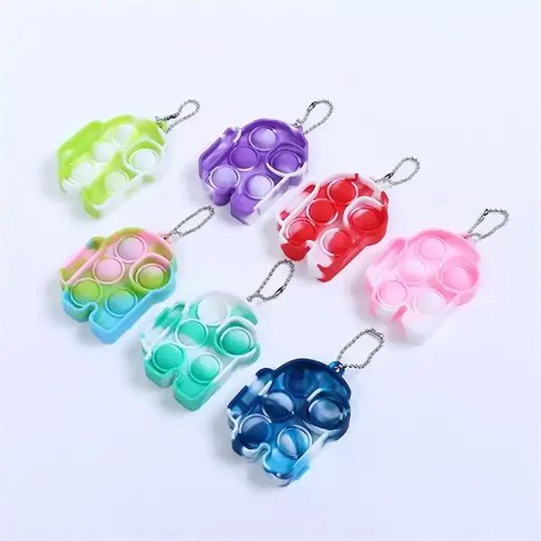 Push Bubble Fidget Sensory Toy With Buckle
