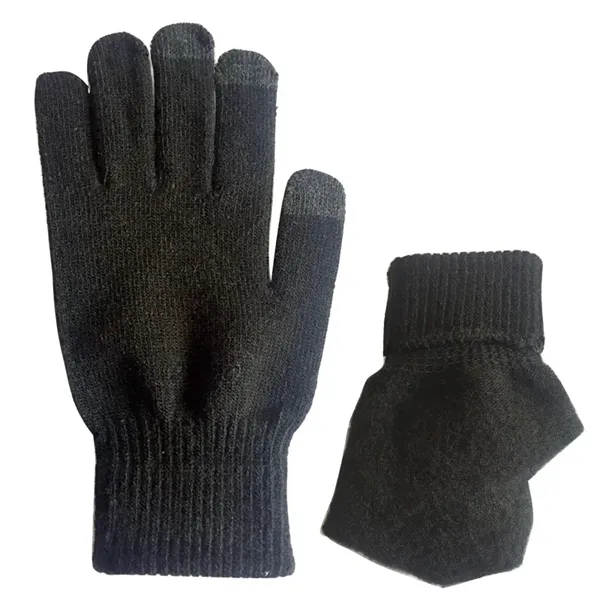 Winter Knit Touchscreen Gloves Windproof Anti-slip Mittens