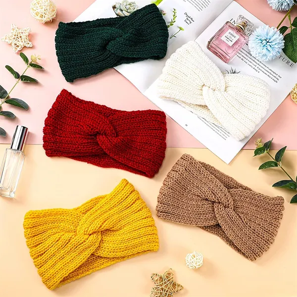Knitted Hairband Crochet Twist Ear Warmer