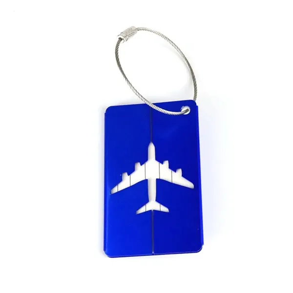 Durable Airplane Aluminum Luggage Tag