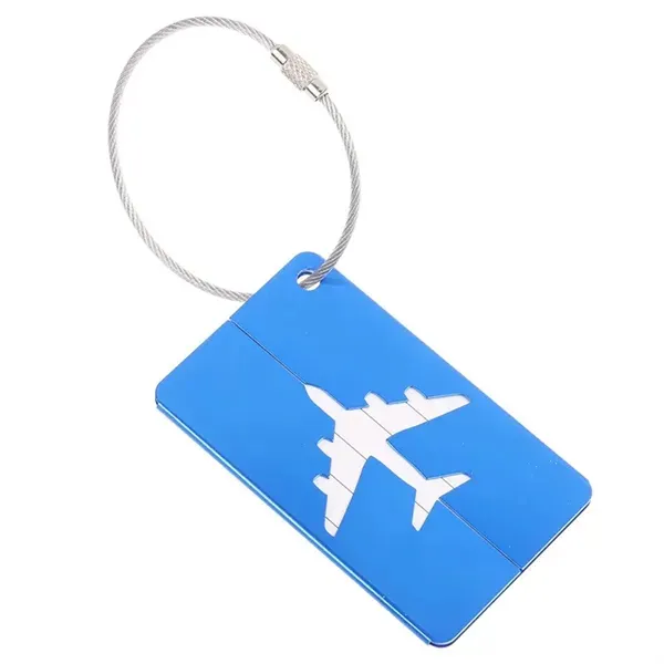 Durable Airplane Aluminum Luggage Tag