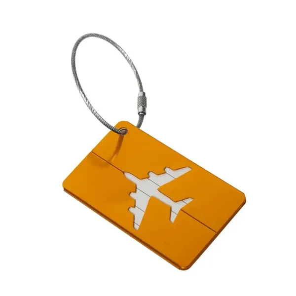 Durable Airplane Aluminum Luggage Tag