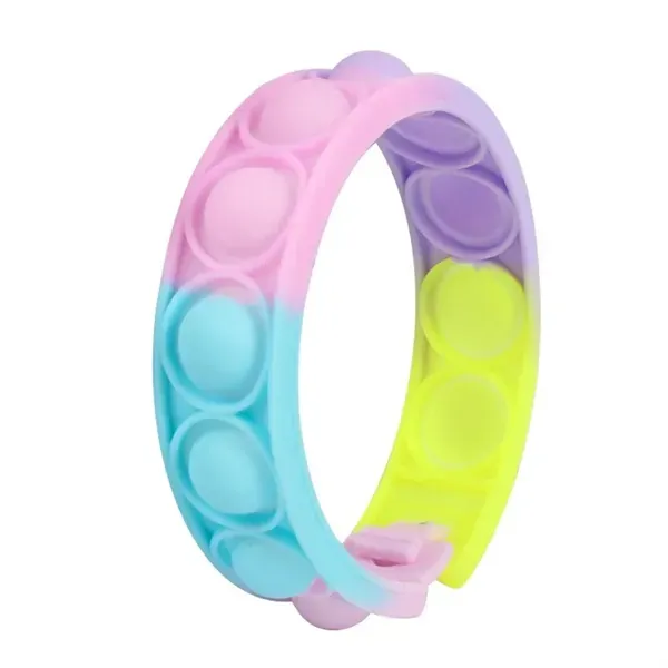 Multicolor Push Pop Bubble Sensory Fidget Wristband
