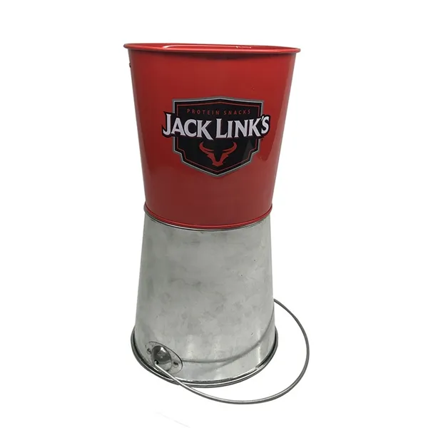 galvanized metal ice bucket for beer, wine, champagne