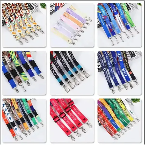 3/4" polyester lanyards