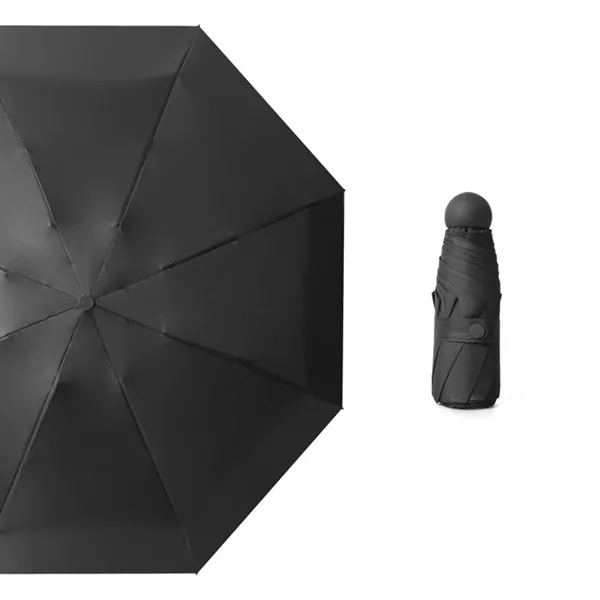 Folding Travel Umbrella With Capsule Case