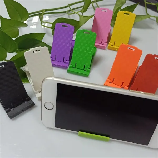 Lazy desktop plastic multi-file folding phone stand