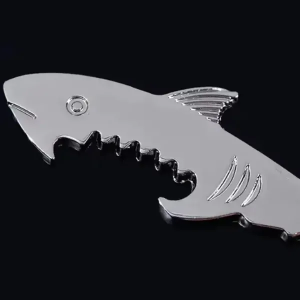 Fish Metal Shark Bottle Opener keychain