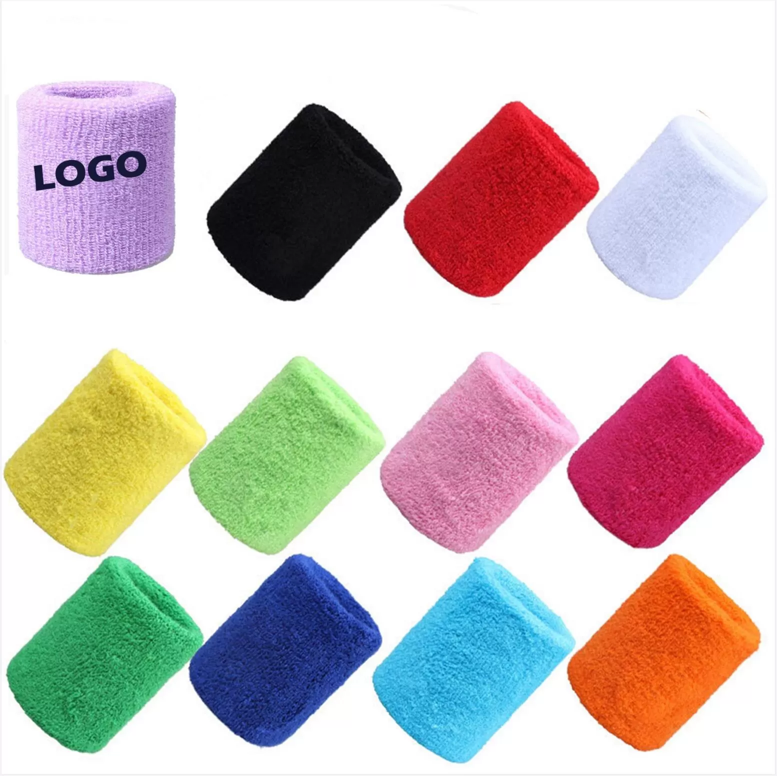 Cotton Plush Terry Sports Wristband
