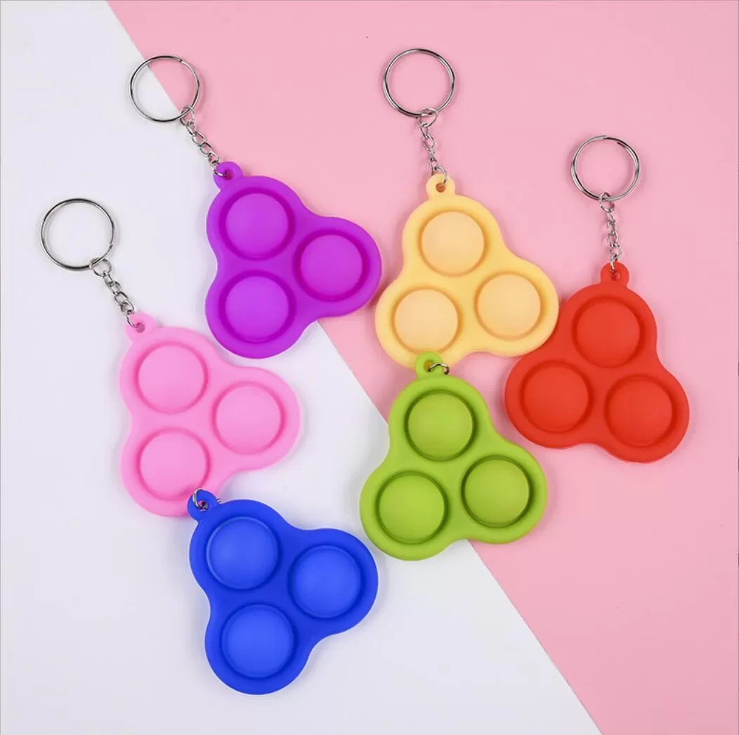 Push Bubble Keychain
