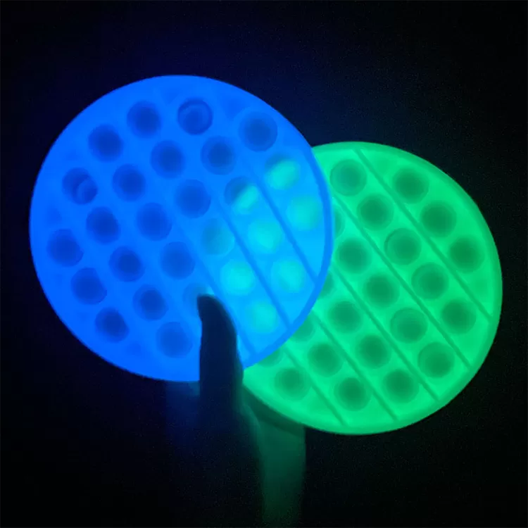 Luminous Round Push Pop Bubble