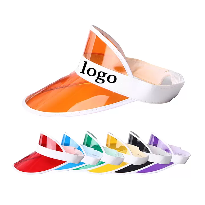 Plastic Clear Sun Visor Hat