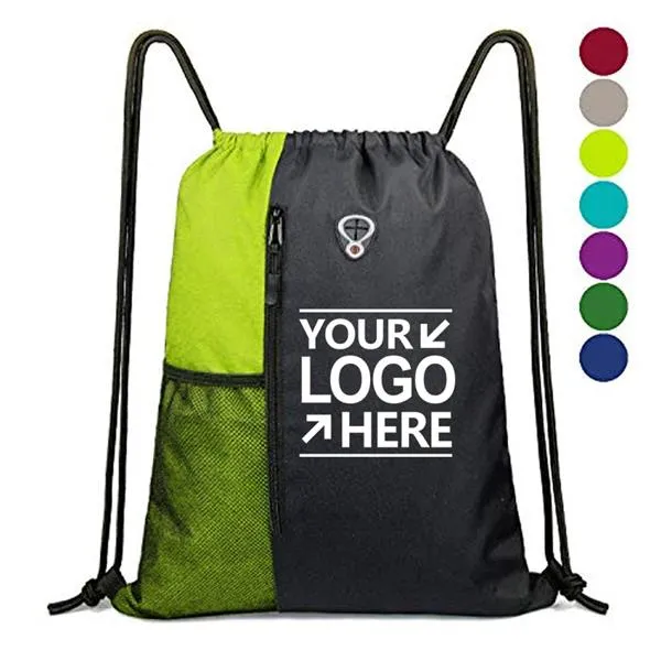 Drawstring Backpack Bag Sport Gym Sackpack