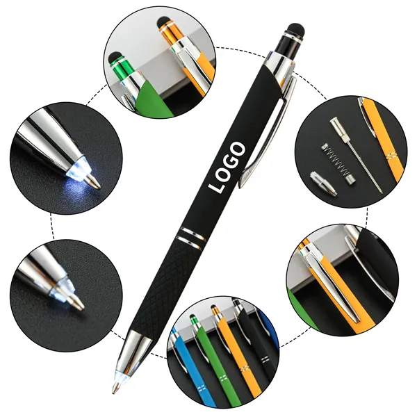 3 in 1 Stylus LED Ballpoint Pen
