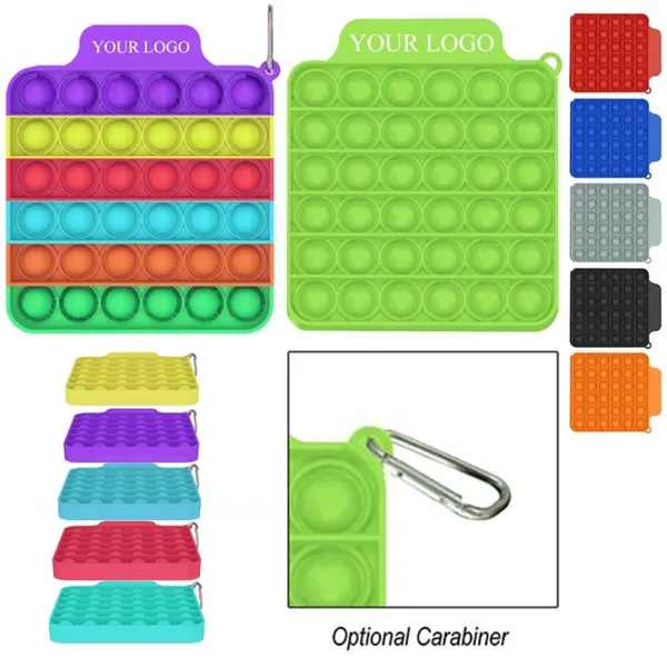 Square Push Pop Bubble Fidget Sensory Toy