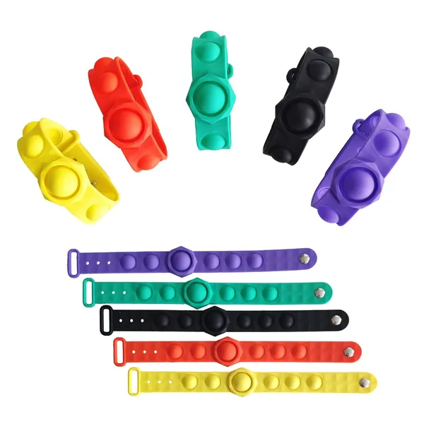 Silicone Push Pop Bubble Toy Wristband