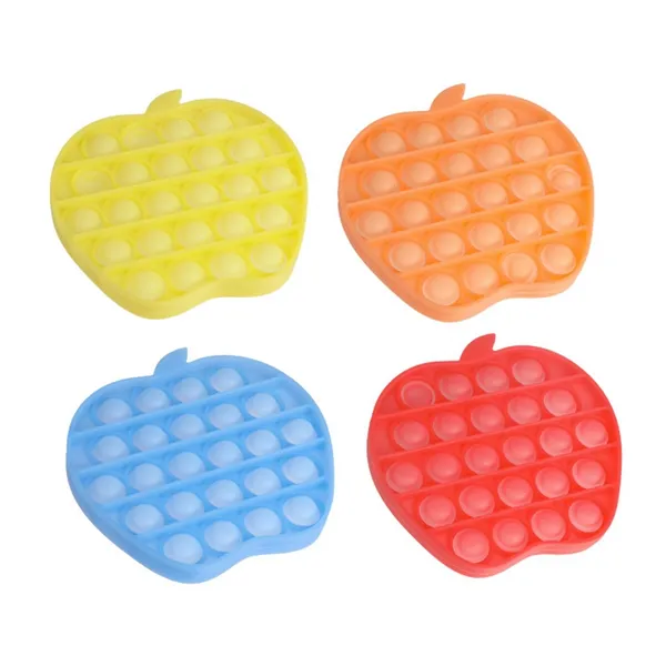 Apple Shaped Pop Bubble Fidget Sensory Toy