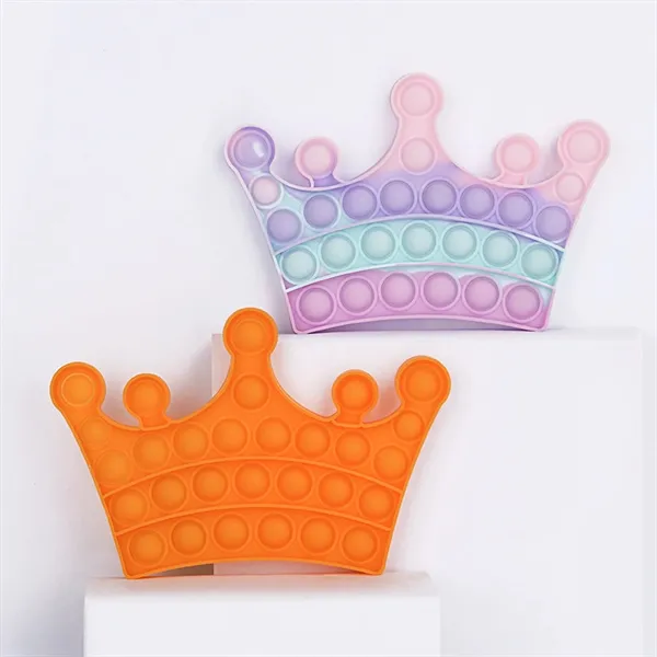 Crown Push Pop Bubble Fidget Toys