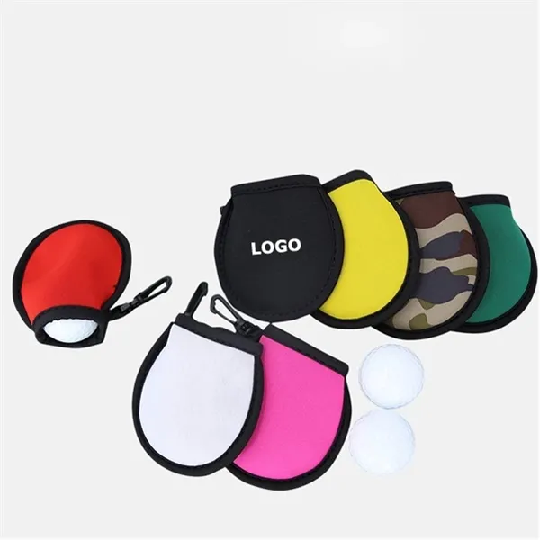 Neoprene Golf Ball Clean Pouch