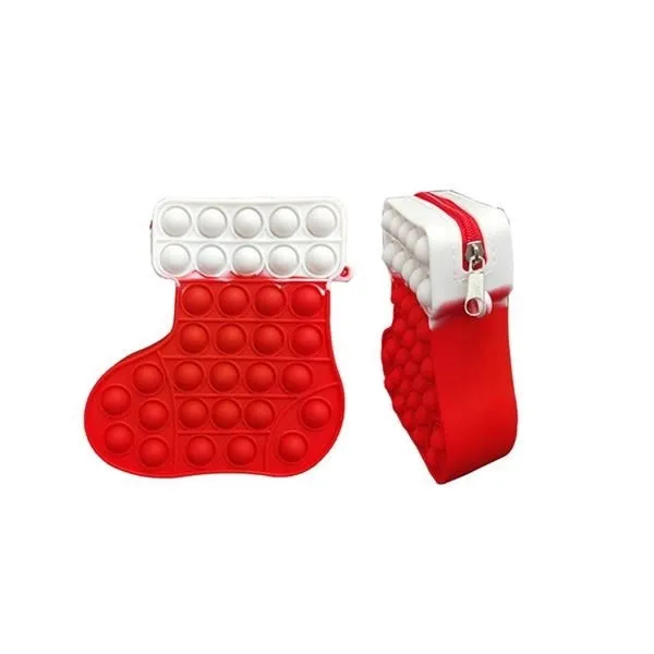 Christmas stockings silicone wallet