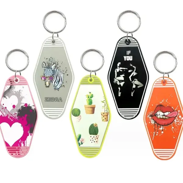 Plastic Hotel Keychain Motel Key Tag