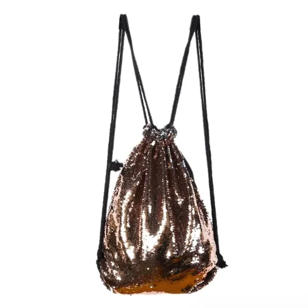 Sequin Drawstring Backpack