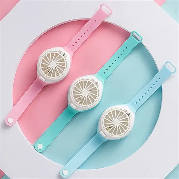 Rechargeable Watch Mini Handheld Portable Fan