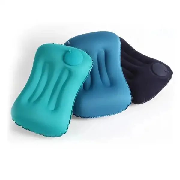 Milk silk portable inflatable pillow
