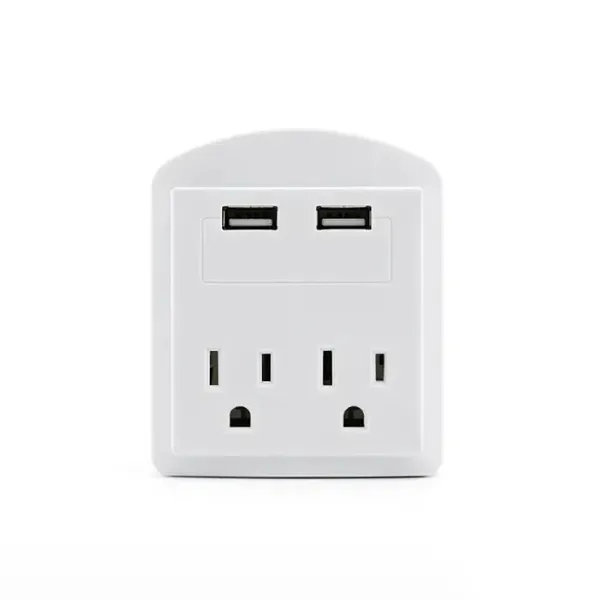 Modern USB Wall Adapter with Phone Holder