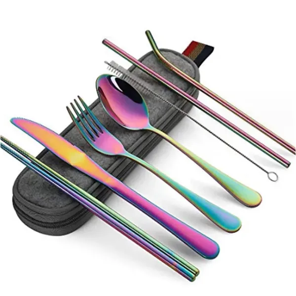 Tableware Set with Felt Bag