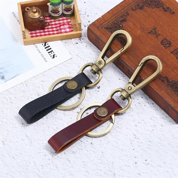 Leather Keychain