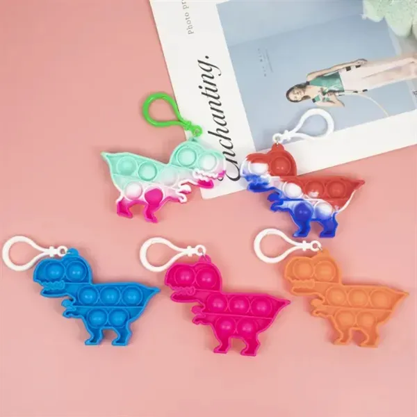 Push Bubble Fidget Sensory Toy With Buckle