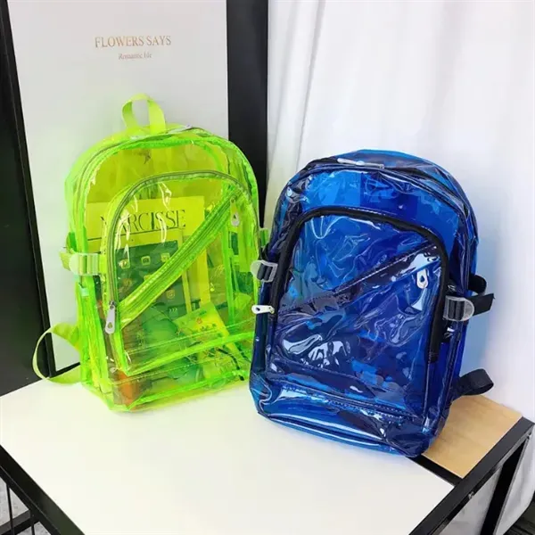 Clear Candy Color Backpack