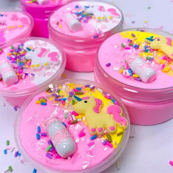 60ml Unicorn Puff Slime Plastic Clay Light Modeling