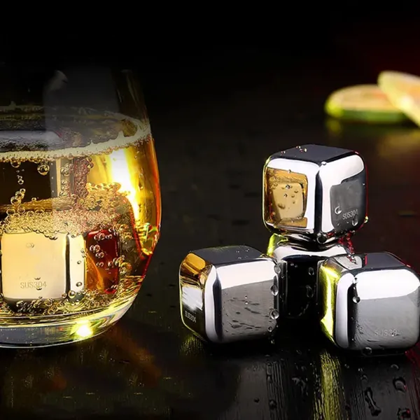 Reusable Stainless Steel Ice Cubes For Whiskey