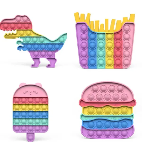 Dinosaur Silicone Stress Reliever Sensory Fidget Toy