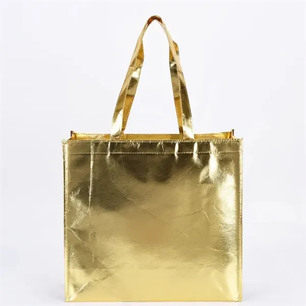 Laminated Metallic Tote Bag