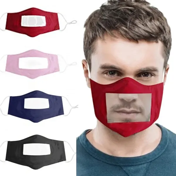 Reusable Mouth Visible Protective Clear Face Mask