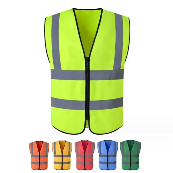 Reflective Safety Vest With Strips