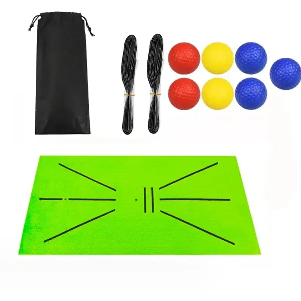 Golf Training Mat Set