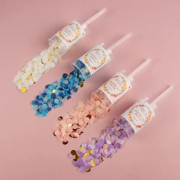Push Pop Confetti Poppers Cannon