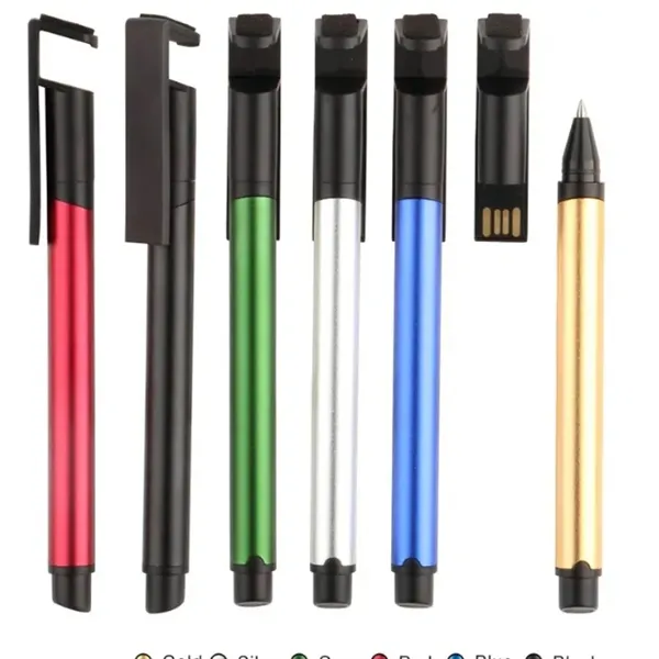 2GB USB Pen Flash Drive and Mobile Phone Holder