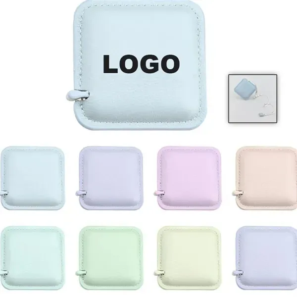Portable leather tape measure