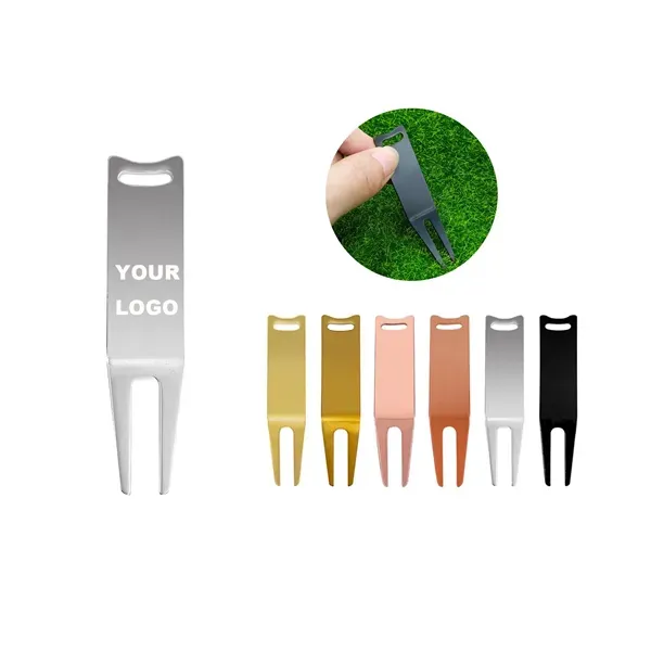 Metal Golf Divot Folk