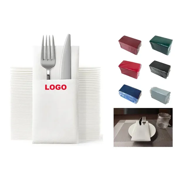 Biodegradable Disposable Cutlery Bag Napkin